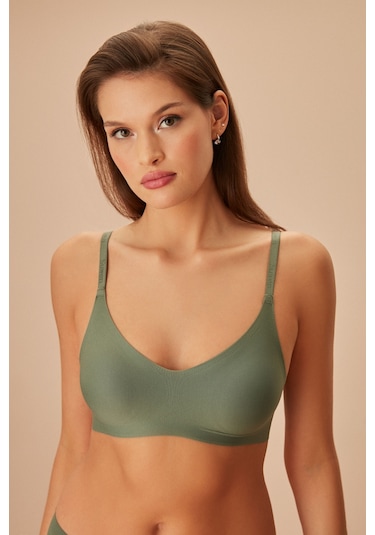 Suwen Invisible Soft Sütyen Sw5985187 Haki