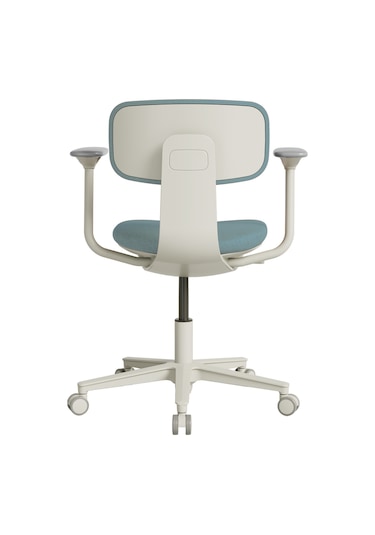 Tesla Comfort Çalışma Koltuğu Mavi - Yeşil Kumaş 61x74-86x60 Cm Yeşil