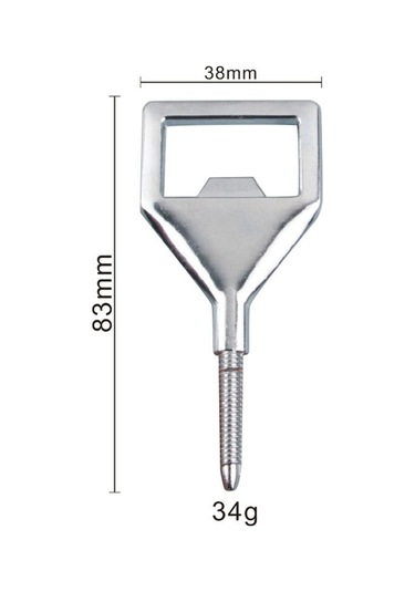 Gatherco Metal Şişe Açacağı Kitleri 8'li Paket Boş Paslanmaz Çelik Açacak Eki Kendin Yap Metal Bira Açacağı Kare Açacak Diğer