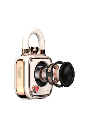 Divoom LoveLock Mini Ses Kayıt Özellikli Taşınabilir Bluetooth Hoparlör