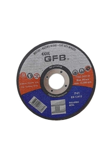 Gfb Metal Kesme Taşı 180x3.0x22.23 MM 10 Adet