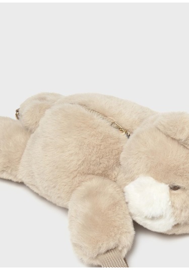 Mayoral Kız Bebek Ayıcık Sırt Çantası Bej