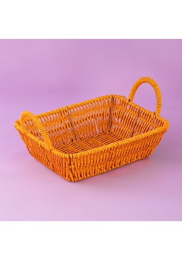 Porsima 301a 3lü Düzenleyici Dikdörtgen Hasır Sepet Seti Ekmeklik