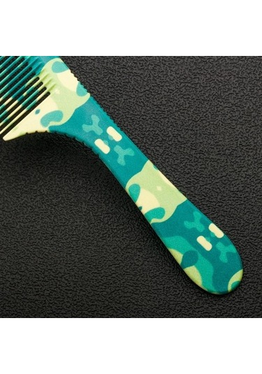 Guijixiang Profesyonel Saç Tarak Kamuflaj Kuaförlük Tarak Berber Salonu Şekillendirici Tarak Erkekler Kadınlar Için Saç Fırçası Saç Kesimi Aracı Aksesuarları Renkli Na Tarak Pürüzsüzleştirici 1 Normal Saç Bakımı Unisex Bx8q25