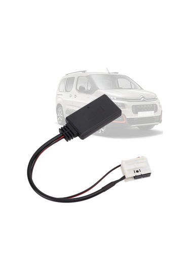 Youtek Bluetooth 5.0 Aux Kablosu, Citroen C2/c3/c4 Ve Peugeot 207/307/308 İçin Rd4 Ses Sistemi Adaptörü, Mp3/wma/wav Desteği, Dayanıklı Abs Malzeme