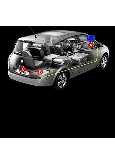 Oto Araç Geri Görüş Hd Plaka Kamerası N11.299