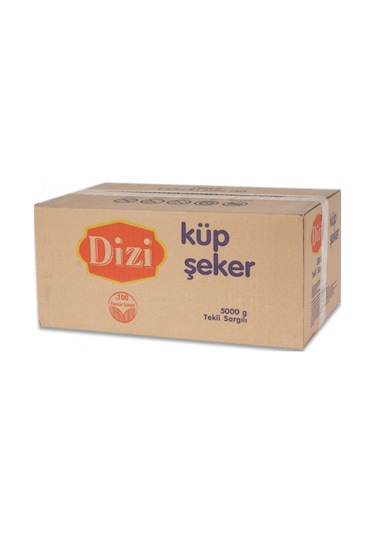 Dizi Tekli Sargılı Küp Şeker 5 KG