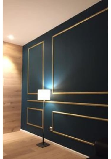 Dekoratif Boyanabilir Polistren Duvar Çıtası 2,5 Cm