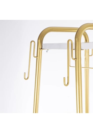 Eyfel Metal Ayaklı Askılık Gold