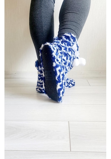 Kadın Kışlık Panduf Mavi