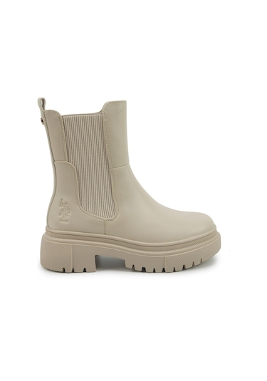 U.s. Polo Assn. Well 5pr Bej Kadın Chelsea Bot Bej