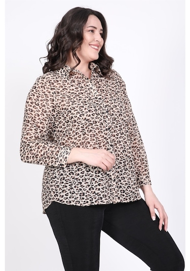 Varaklı Şifon Gömlek