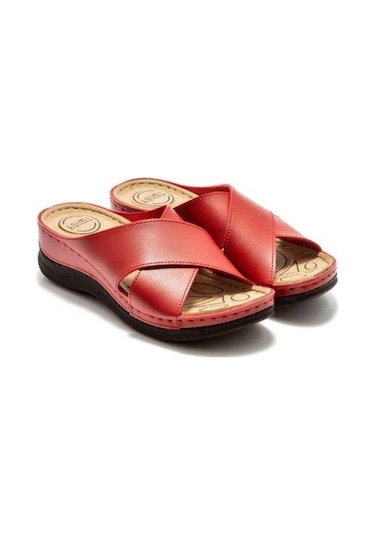 Twigy Duygu Kadın Terlik Kırmızı 36 - 40  BB0333 Kırmızı