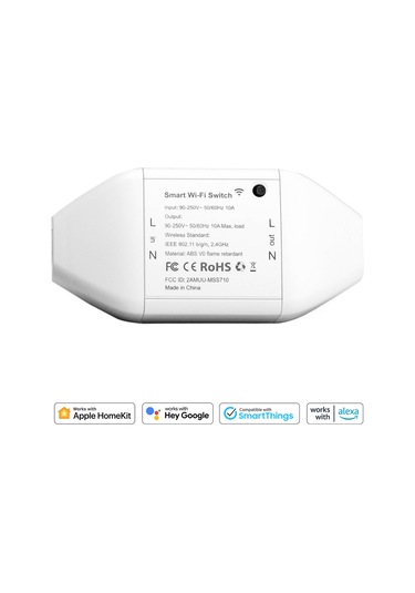 Meross Wi-Fi Uzaktan Kontrollü Akıllı Anahtar