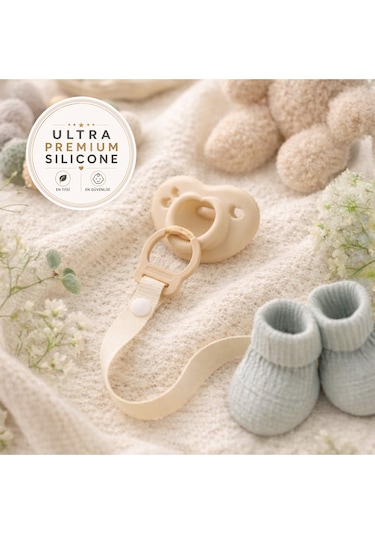 Tgm Baby Ultra Premium Silikon Kalpli Emzik Plus Açık Kahverengi