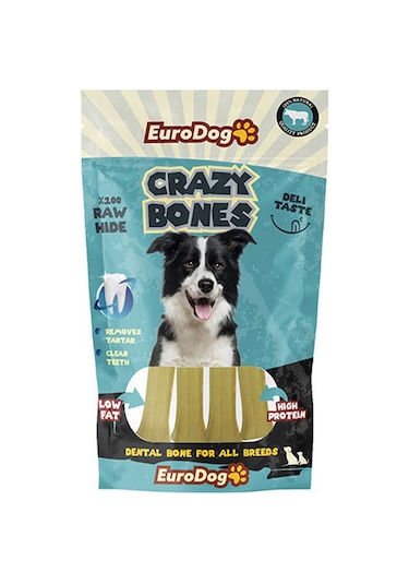 Eurodog Crazy Bone Pres Kemik 7 CM 2 x 100 G