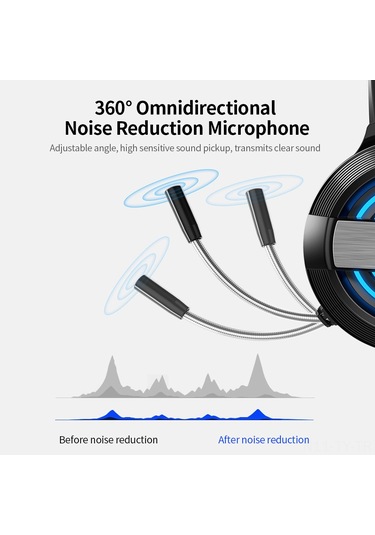 Teltree Q9 Profesyonel Oyun Kulaklığı - Mikrofonlu, Rgb Aydınlatmalı, Pc Ve Laptop Uyumlu, Siyah Renk