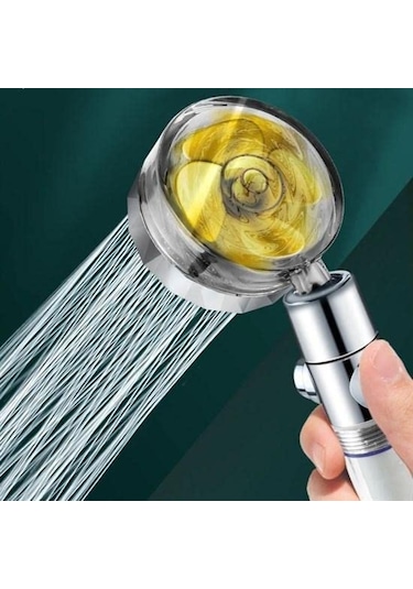 Qianfan Turbo Pervaneli Ve Filtreli Su Tasarruflu 360 Derece Siyah