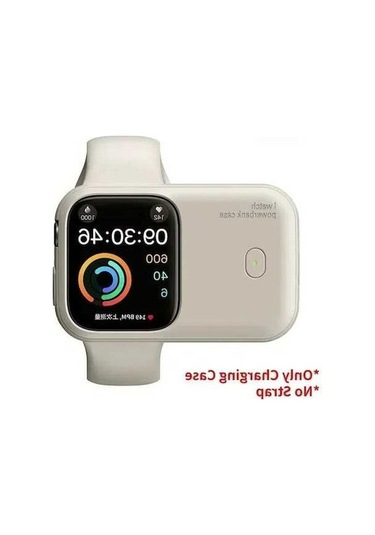 Novahub Taşınabilir Kablosuz Şarj Cih. 1200mah Güç Bankası İos Uyumlu Watch 8/7/6 Starlight 40-41mm Starlight
