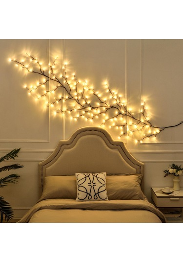 Dekoratif Işık Saçan Ağaç Dal Led Işık Uzaktan Kumandalı Süsleme