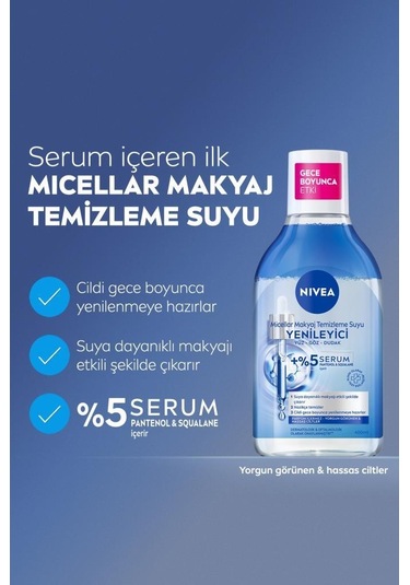 Nivea Yenileyici Micellar Makyaj Temizleme Suyu 400 ML