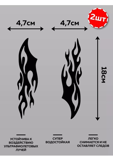 Uhty Print Uzak Bakış Ayna Etiketi 221430317