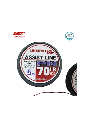 Linesystem Pn Assist İpi Kırmızı 5mt 70lb
