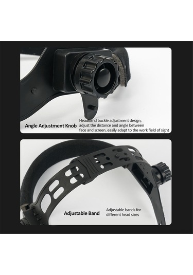 Yifomall "güneş Enerjili Otomatik Kararan Kaynak Maskesi - 9-13 Ayarlanabilir Gölgeleme, Geniş Görüş Alanı, Çift Lensli"
