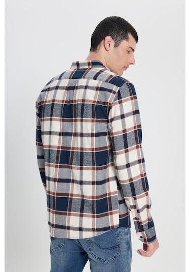 Lee Regular Fit Normal Kesim Pamuk Mavi Mevsimlik Gömlek L66N5805617 Mavi