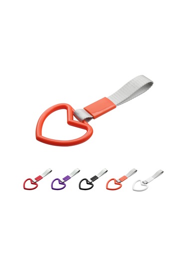 Halka Kalp Tren Otobüs Kolu El Kayışı Drift Tılsım Turuncu