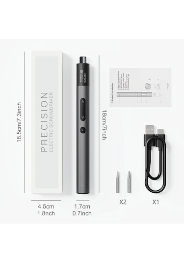 Xuweiwei Şarj Edilebilir 4ü 1 Arada Yüksek Hassasiyetli Kablossuz Elektrikli Vidalama Seti Lityum Pili 240rpm Tork Telefon Laptop Kamera Tamiri