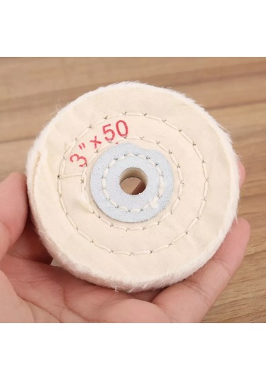 Alicia&bro Kanvas Polisaj Tekerleği Beyaz 250295532