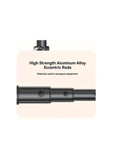 Fochsia Siyah 7 Bölmeli 360 Derece Hareketli Hafif Alüminyum Tripod Seyahat Fotoğraf Için Siyah