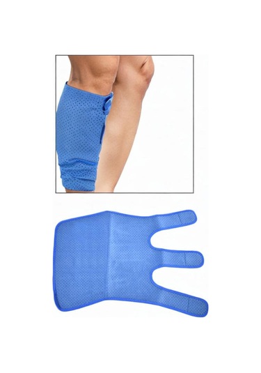Suntek Buzağı Brace Yırtık Kas Desteği Mavi-55.88x28cm Mavi 55.88x28cm Çok Renkli