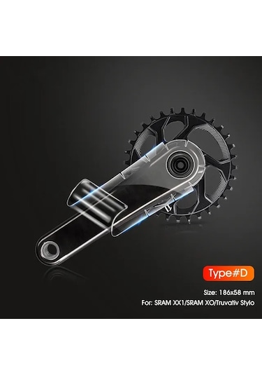 D-bisiklet Krank Koruyucu Etiketler Çıkartmaları Yol Bisikleti Yapışkanlı Tph Filmi Sram/shıman0 Bisiklet Aynakol Koruyucu Çıkartmalar Parçaları Şeffaf