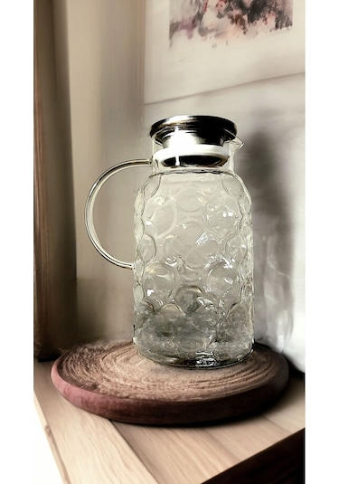 Arow Nifty Cam Kapaklı Sürahi Karaf 1800 Ml