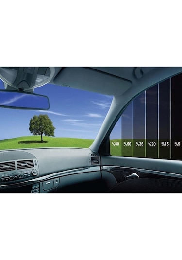 Cam Filmi Siyah Amerikan Çizilmez Koyu Ton 100 Cm X 5 Metre