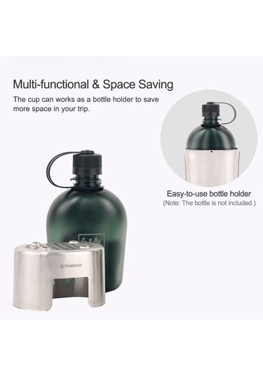 Mufunye Paslanmaz Çelik Kamp Sobası Açık Hava Bardak Askılı Barbekü & Piknik Odun Yakma Ünitesi Diğer