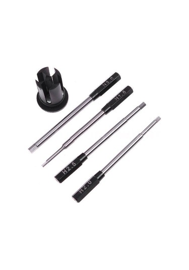 Leasetake 4'ü 1 Arada Altıgen Başlı Altıgen Tornavida Takım Seti 1,5-3 Mm Fr Rc Helikopter Arabası