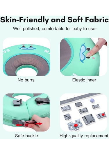 Mambobaby B502 Şişme Olmayan Bebek Şamandıra Boyun Mt3136p-l Pembe