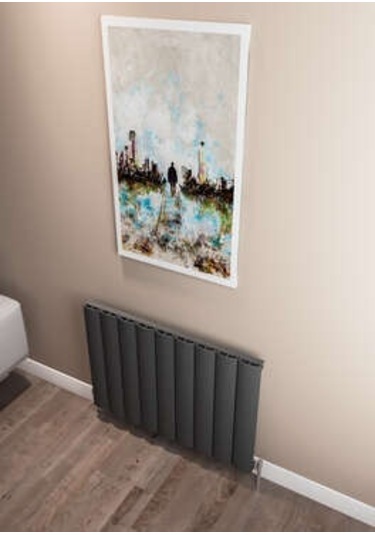 Warma Kavala Yatay Alüminyum Radyatör 850x600 Pütürlü Antrasit 7946