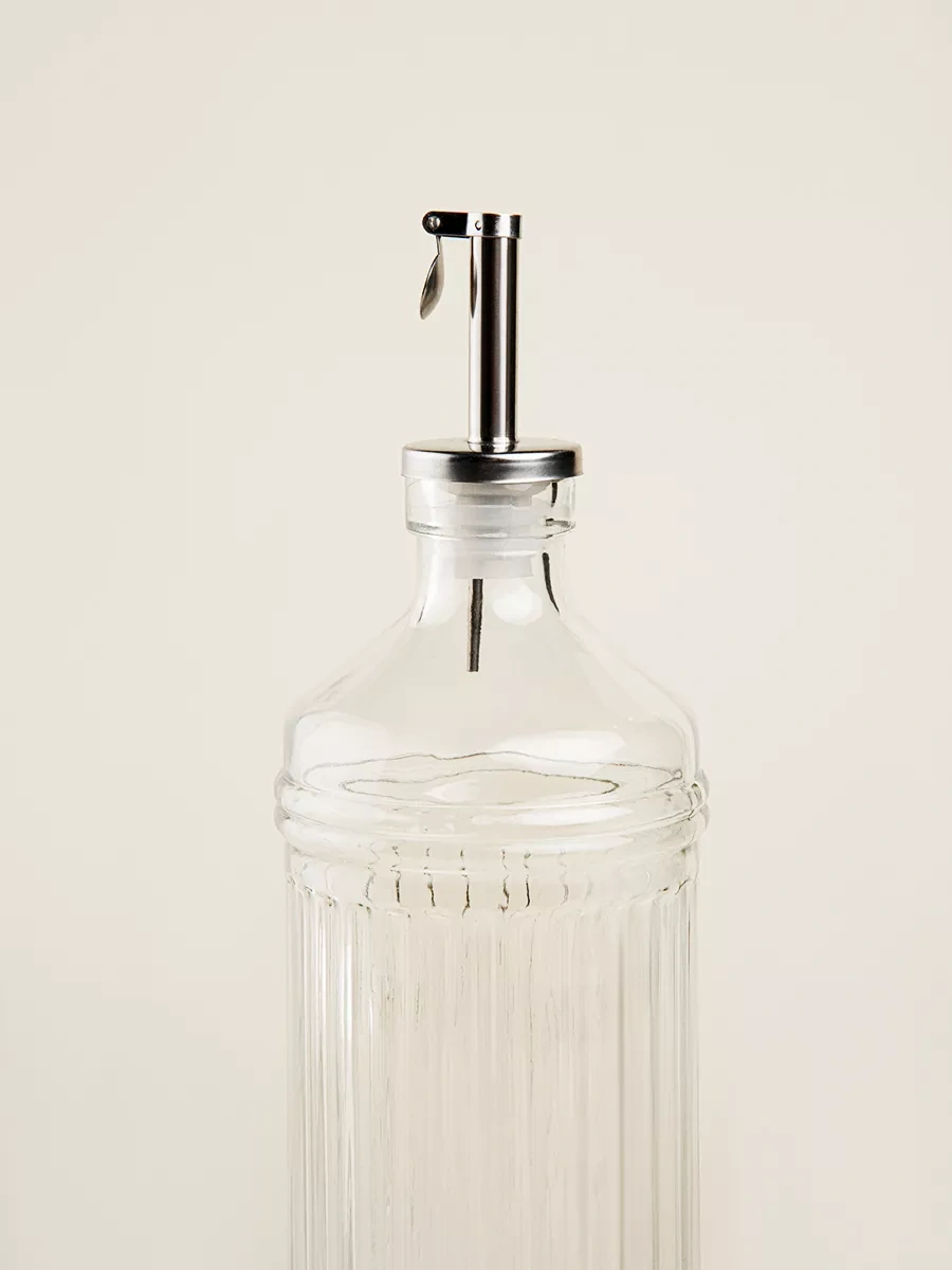 Sl Home Velette 750 Ml Cam Yağ Şişesi Dozajlayıcılı 232631073 Beyaz