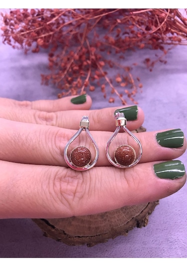 Yıldız Taşı Gümüş Set 925 Ayar Doğal Taş El İşi