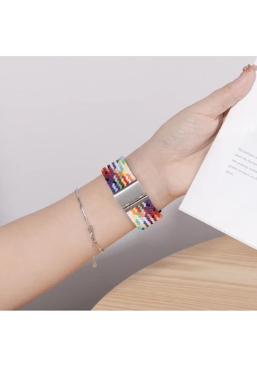 Huawei Watch Gt2 46mm Gt2e Likralı Örgü Kayış Akıllı Saat Kordonu