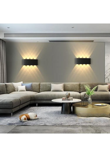 Sıcak Beyaz Modern Led Duvar Lambası Plastik Kabuk Oturma Odası İçin 6w Beyaz