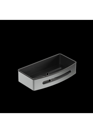 Aqua Bagno Smart Tekli Süngerlik 24 X 12,5 Cm. , Parlak Krom