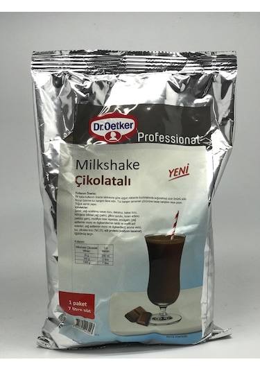 Dr. Oetker Profesyonel Çikolata Aromalı Milkshake Tozu 1 KG