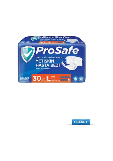Prosafe Belbantlı Yetişkin Hasta Bezi Büyük 30'lu L