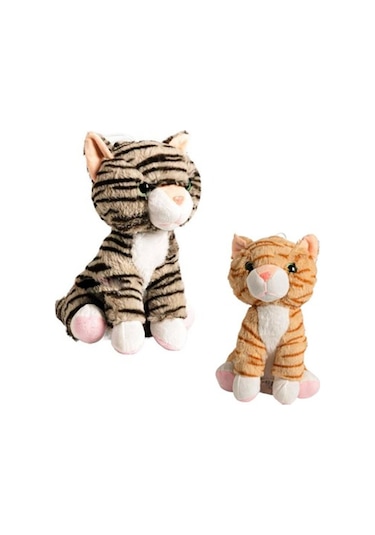 Halley 25cm Sesli Tekir Kedi-61308 Renkli