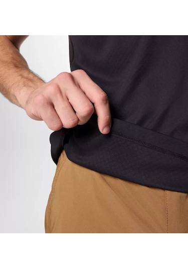 Columbia Ao4872 Zero Rules Light Erkek Polo T-shirt 2118551010 Siyah